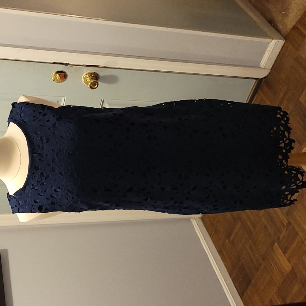 Navy blue lace Jessica Simpson dress.